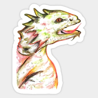 Little Green Dragon Sticker